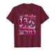 Chapter 13 Fabulous Since 2013 13th Birthday Women Girl T-Shirt