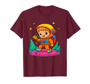 Cute Astronaut Space Adventure for Kids T-Shirt