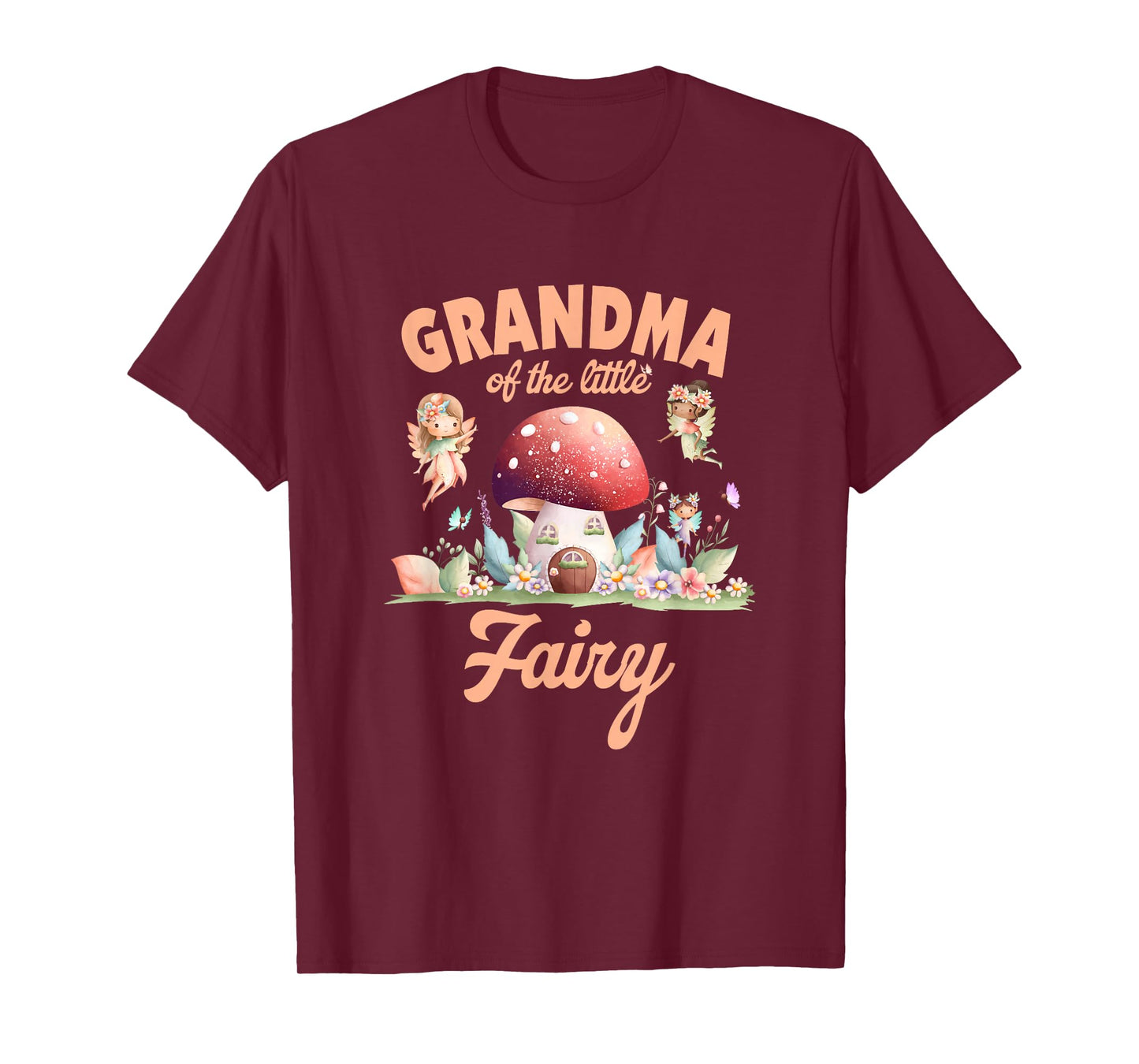 Grandma of The Little Fairy 1St Birthday Girl Fairytale T-Shirt