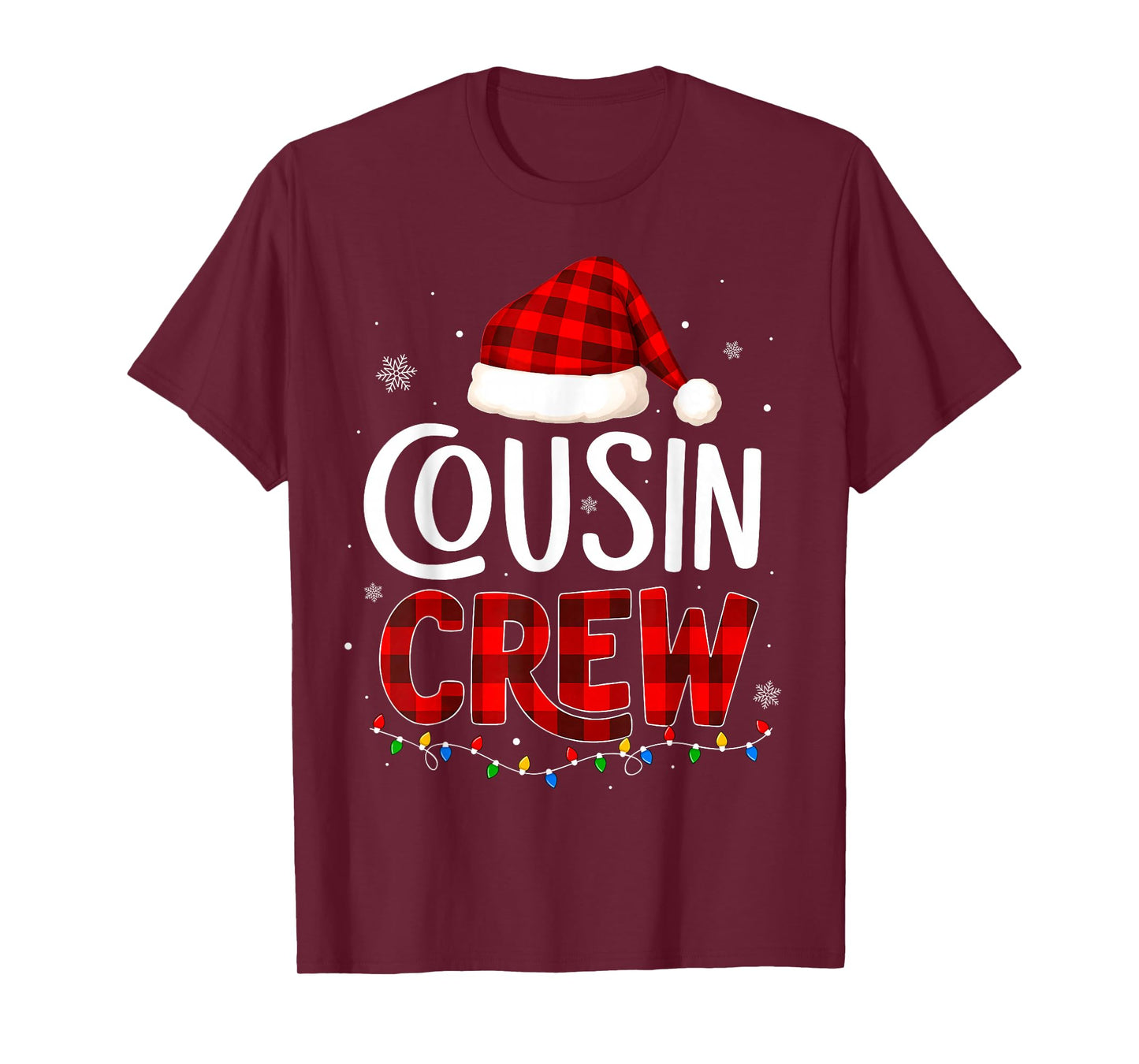 Cousin Crew Christmas Pajamas for Men Kids Women Grandkids T-Shirt