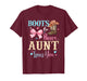 Boots or Bows Aunt Loves You Gender Reveal Family T-Shirt