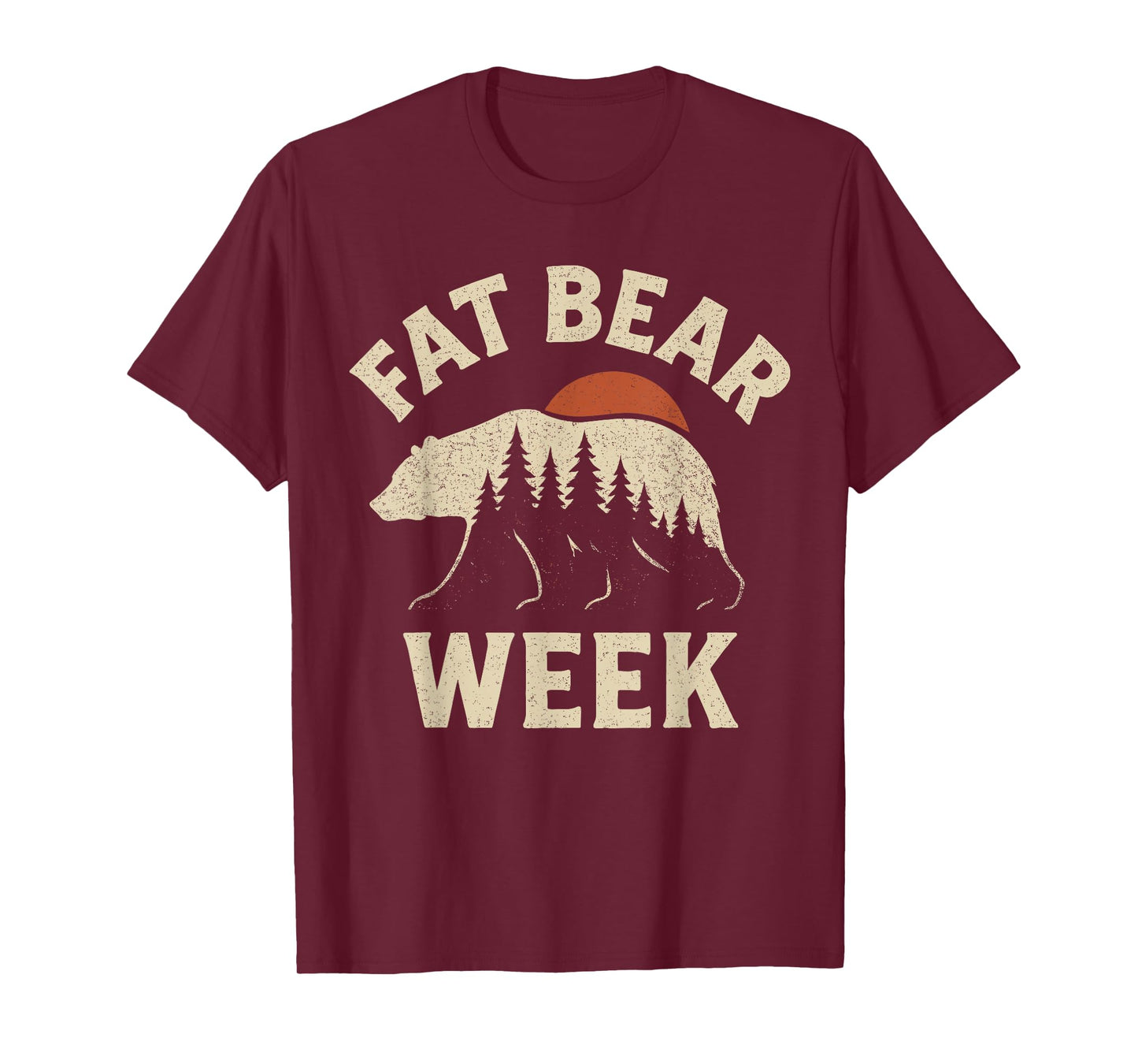 Fat Bear Week Shirt, Nature Lovers Grizzly Bear Mountains T-Shirt
