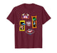 Fancy Framed Character Collage Funny Cartoon T-Shirt