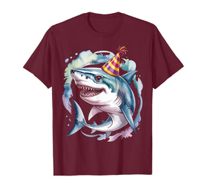 Shark Party Shark Birthday Party Toddler Ocean Cute Shark T-Shirt
