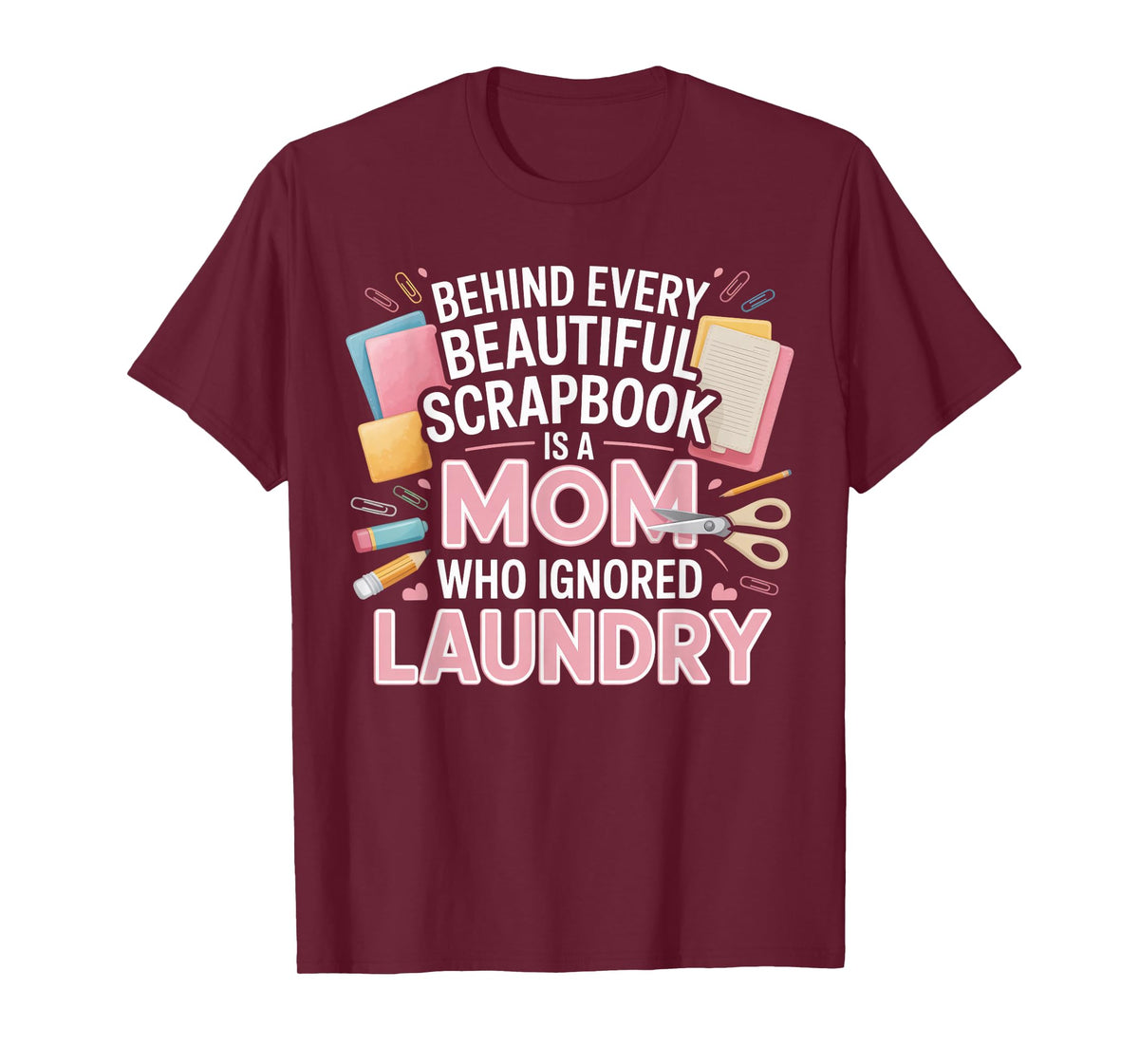 Embellished Craft Hobby Crafter Mama Scrapbooking Mom T-Shirt
