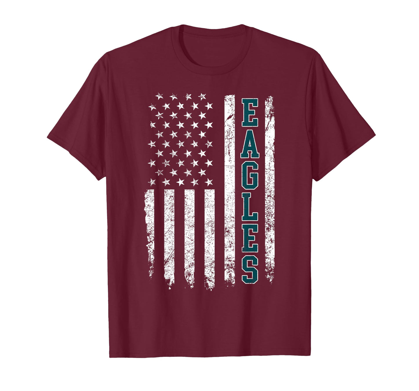 Vintage Eagle Women Men Kid Tees US Flag T-Shirt