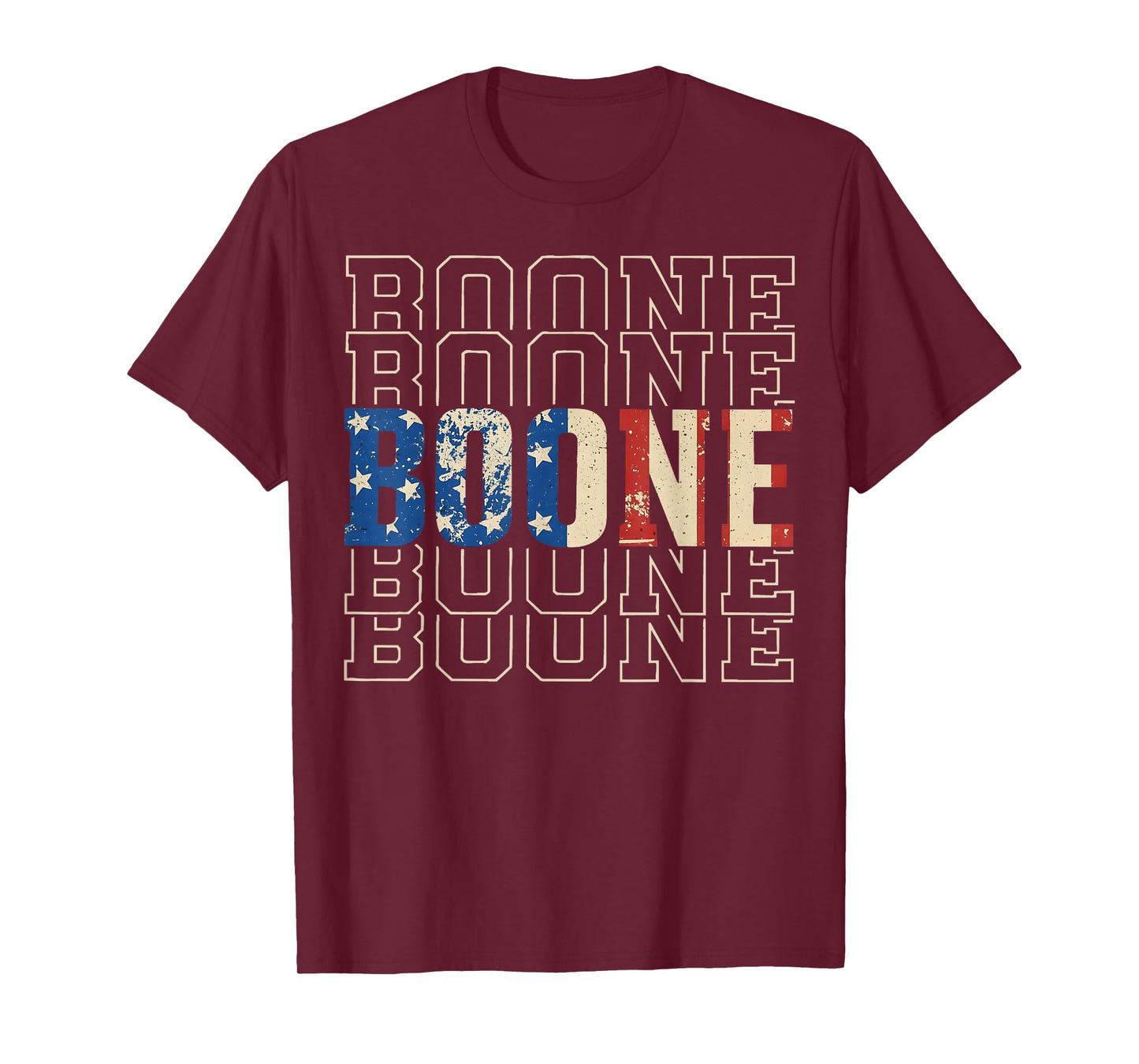 Vintage Boone Name Retro American Gift for Men Women Kid T-Shirt