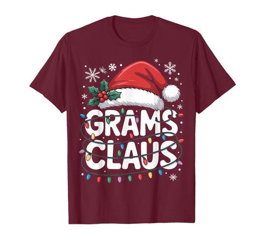 Grams Claus Matching Family Christmas Holiday Party Design T-Shirt