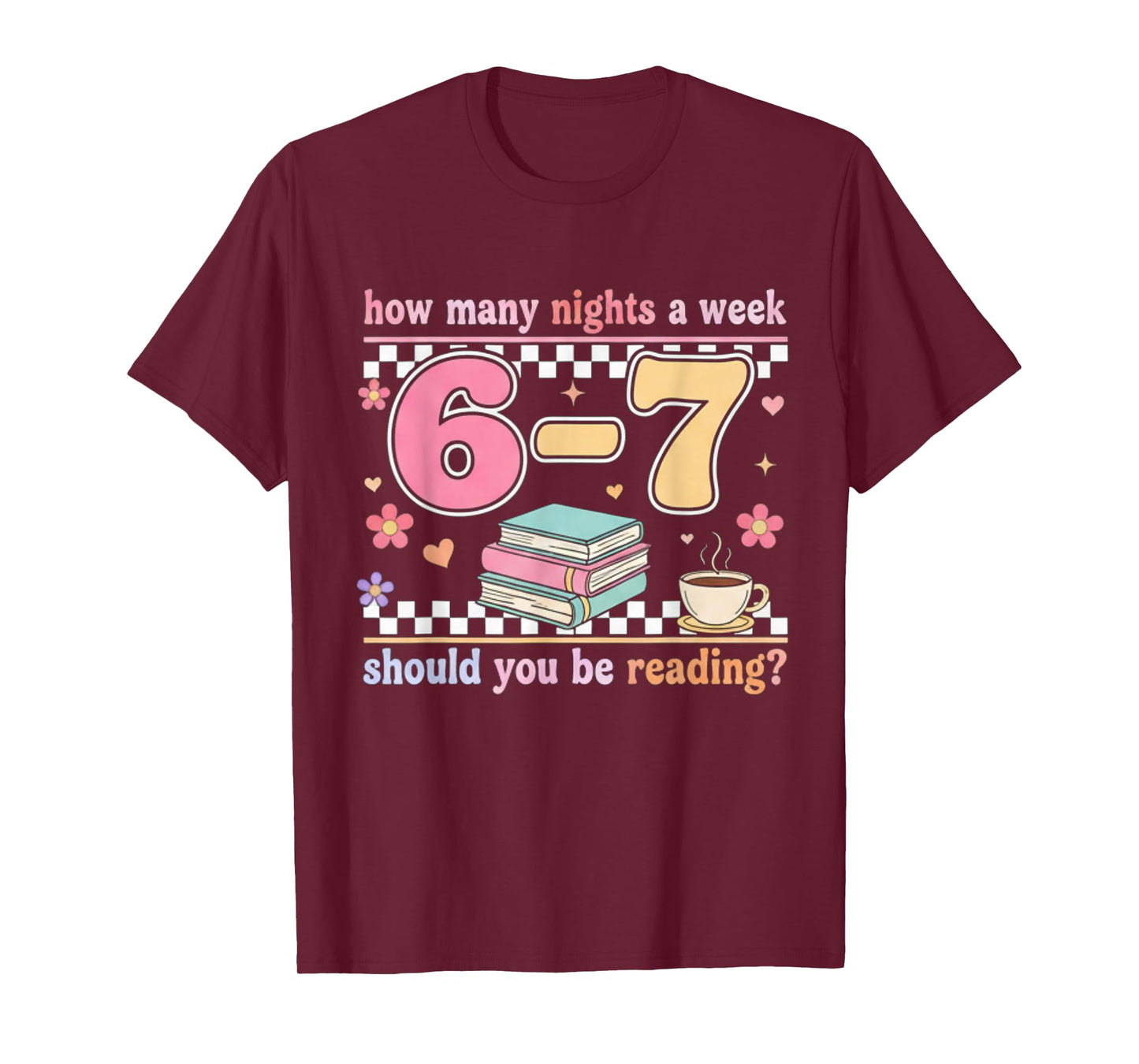 Funny Six Seven 6 7 Meme Teacher Design Reading 6-7 Teache T-Shirt