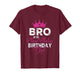Bro of The Sweet Sixteen Bday Girl 16th Pink Crown T-Shirt