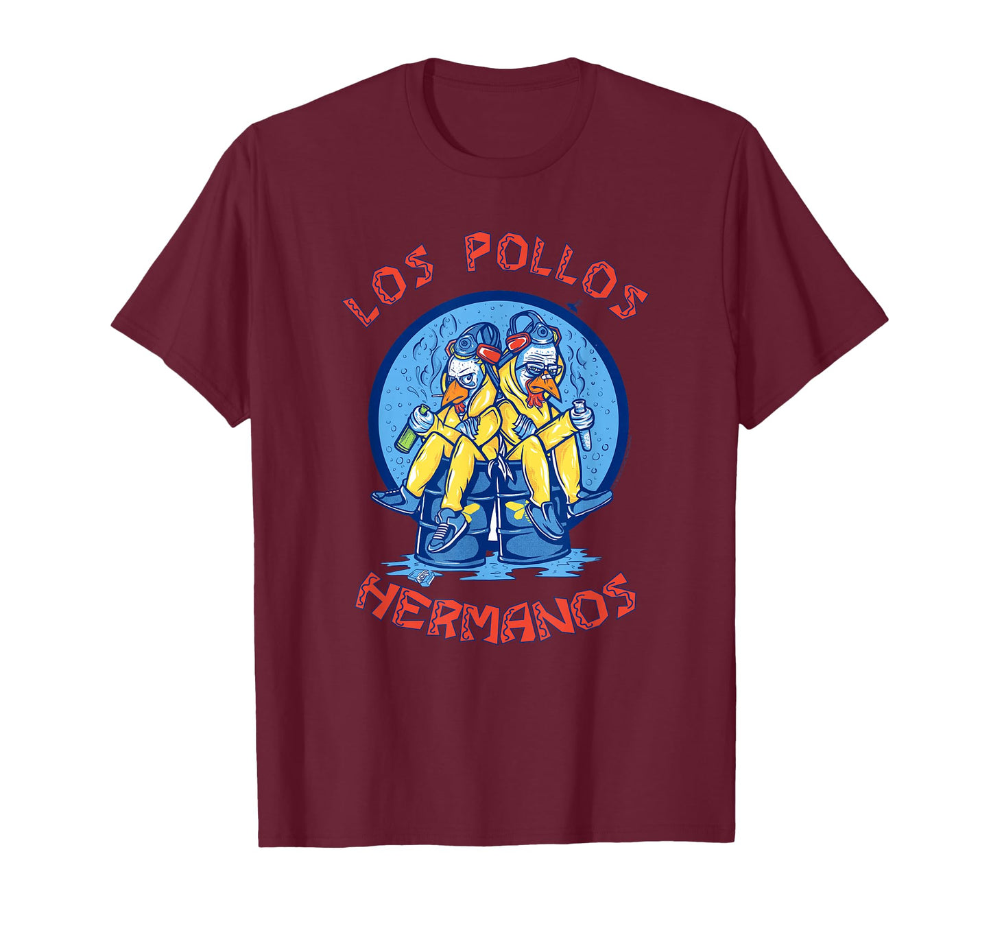 Breaking Bad Los Pollos Hermanos Hazmat Suits TV Show T-Shirt