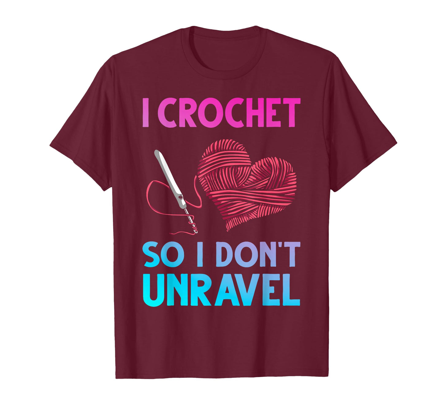 Funny Crochet Design for Men Women Crocheter Crocheting T-Shirt