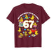 Teacher Six Seven Meme 67 Funny Teacher Duck in A Row T-Shirt
