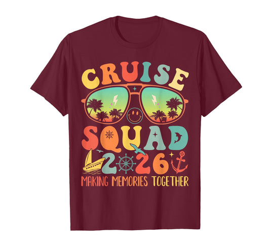 Cruise Squad 2026 Family Vacation Matching Group Summer T-Shirt