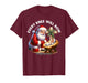 Santa Bowing to Jesus Every Knee Will Bow Philippians 2:10 T-Shirt