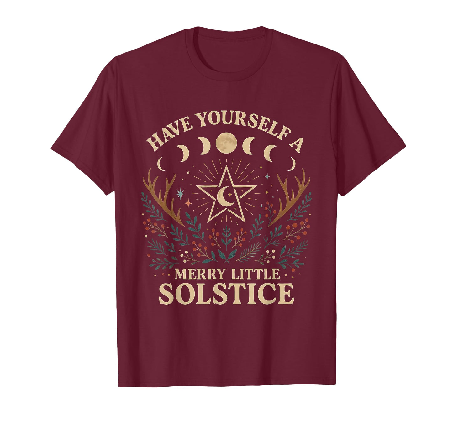 Have Yourself a Merry Little Solstice Witchcore T-Shirt