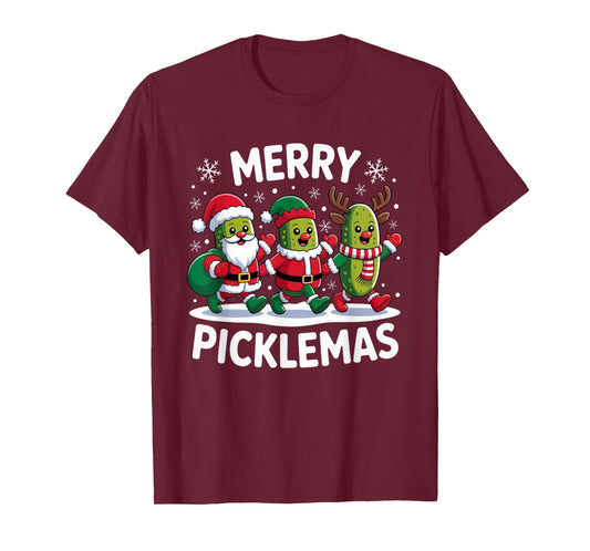 Merry Picklemas Fun Holiday Christmas 2025 for Pickle Lovers T-Shirt
