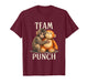 Team Punch Cute Monkey and Bear Design T-Shirt