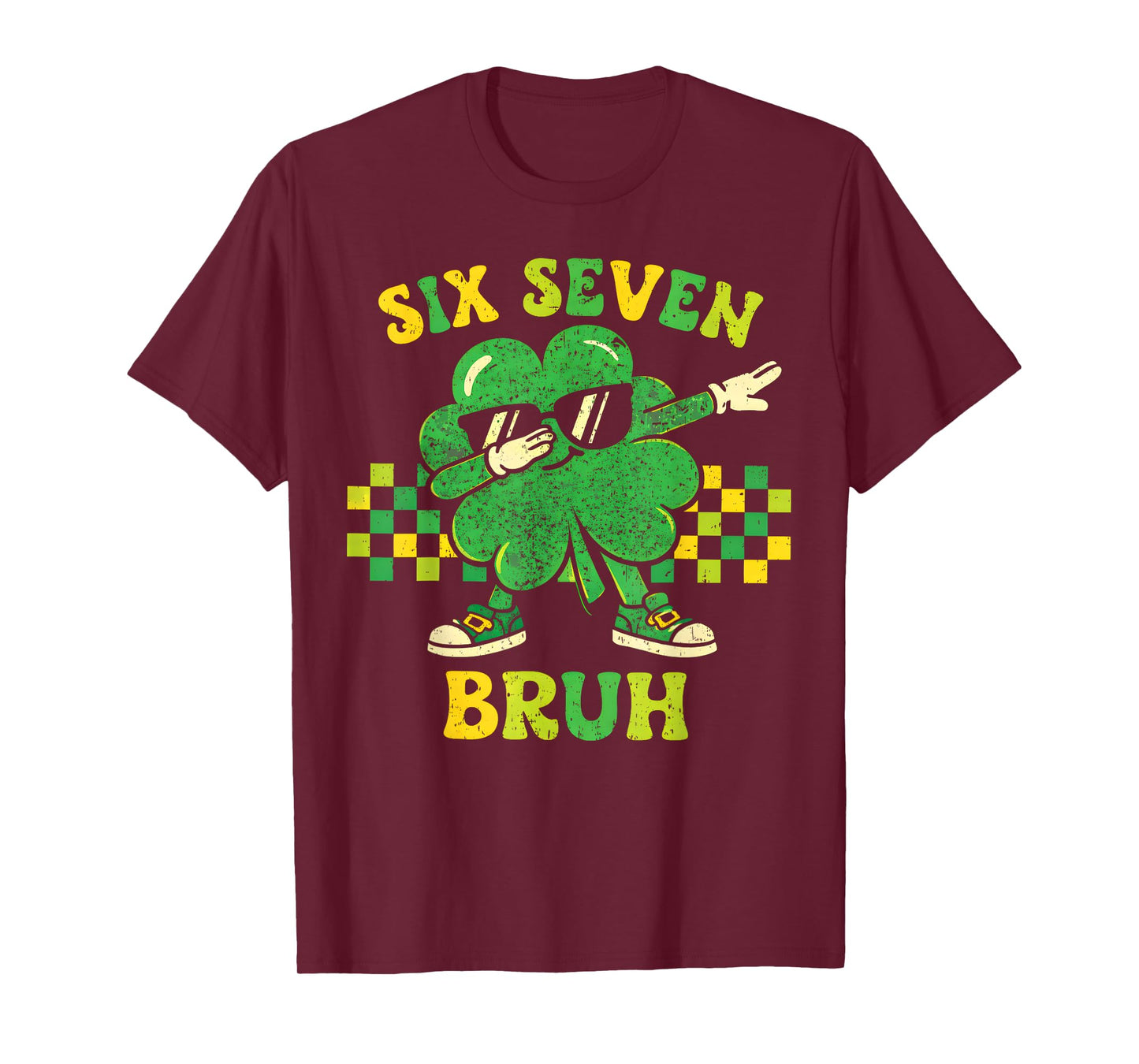 Six Seven 67 Meme St Patrick's Day for Teens Boys Girls Kids T-Shirt