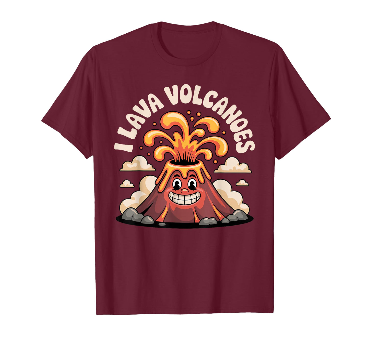 Cool Volcano Art for Men Women Kids Geology Volcano Lover T-Shirt