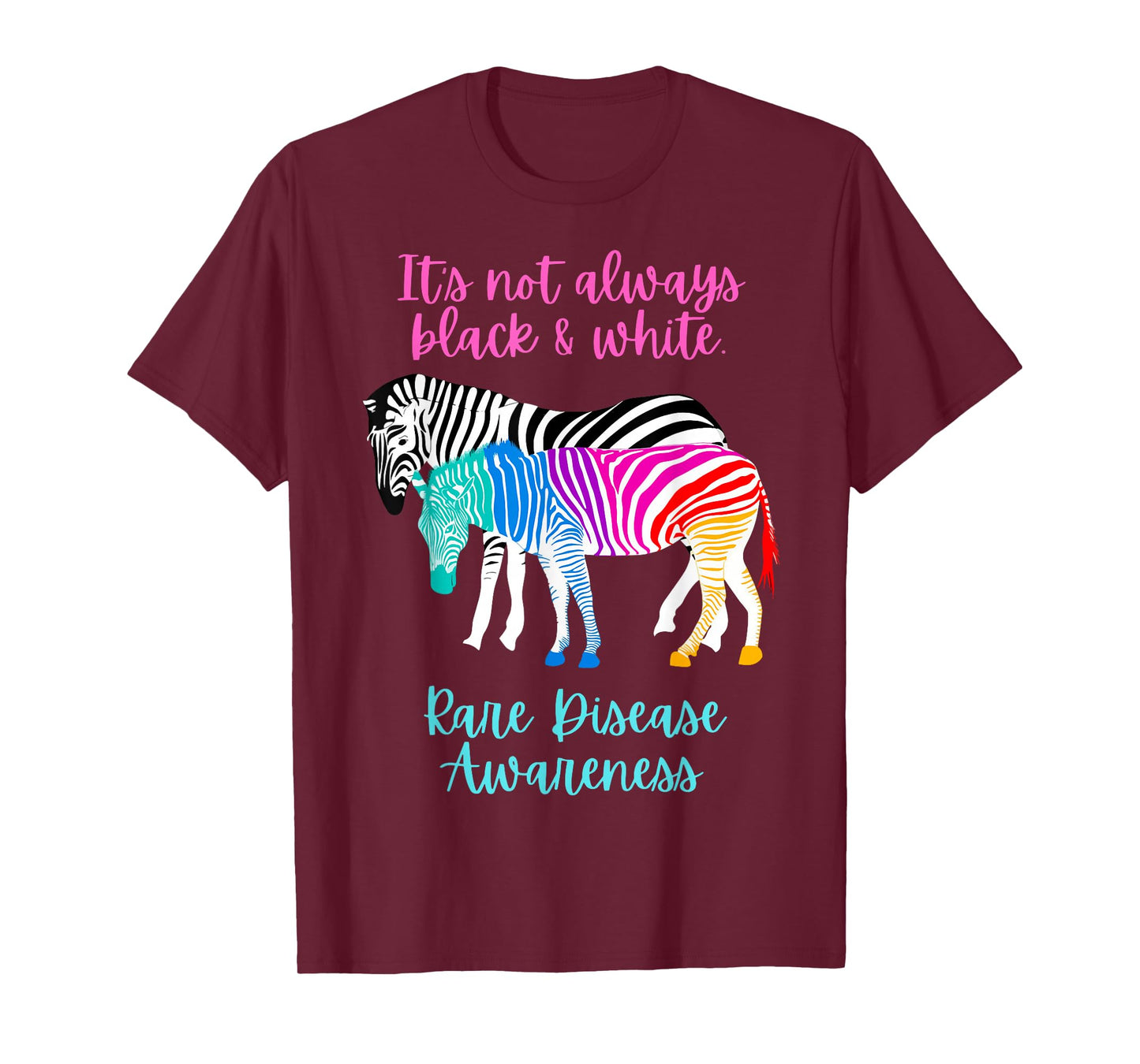 Zebra Rare Disease Awareness Proud Rare Disease Day 2026 T-Shirt