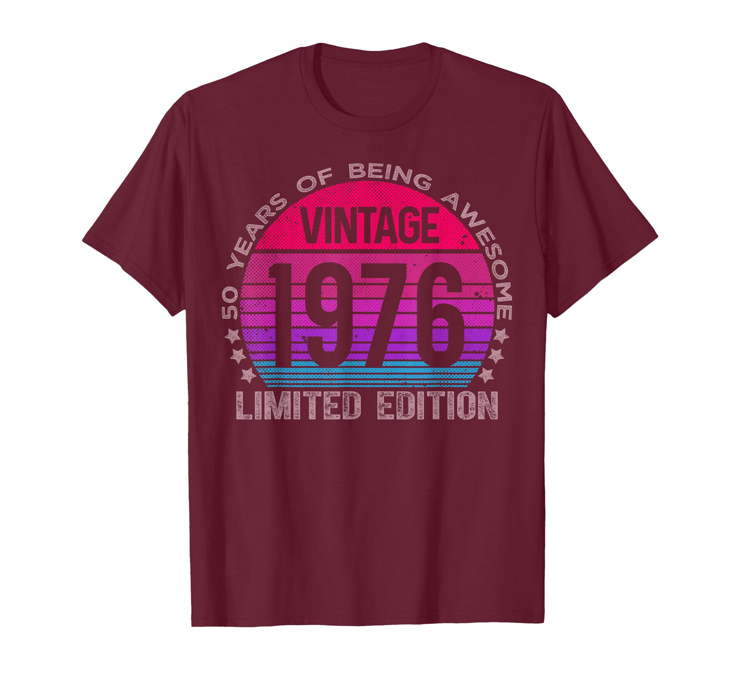 50 Year Old Gifts Vintage 1976 Limited Edition 50th Birthday T-Shirt