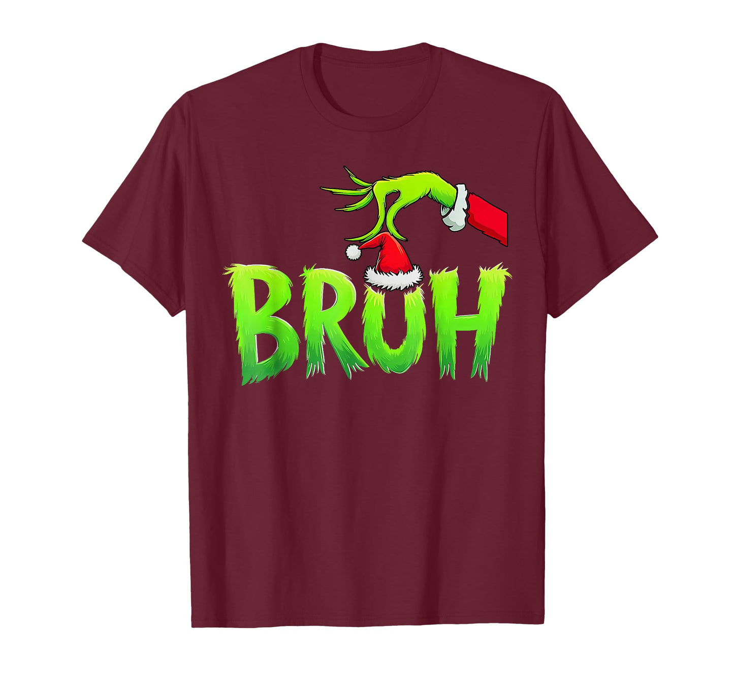 Bruh Christmas Shirt Kids Xmas Teens Boys Funny Christmas T-Shirt
