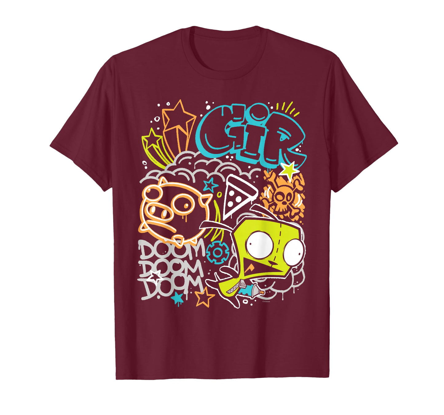 Invader Zim - Gir - Graffiti T-Shirt