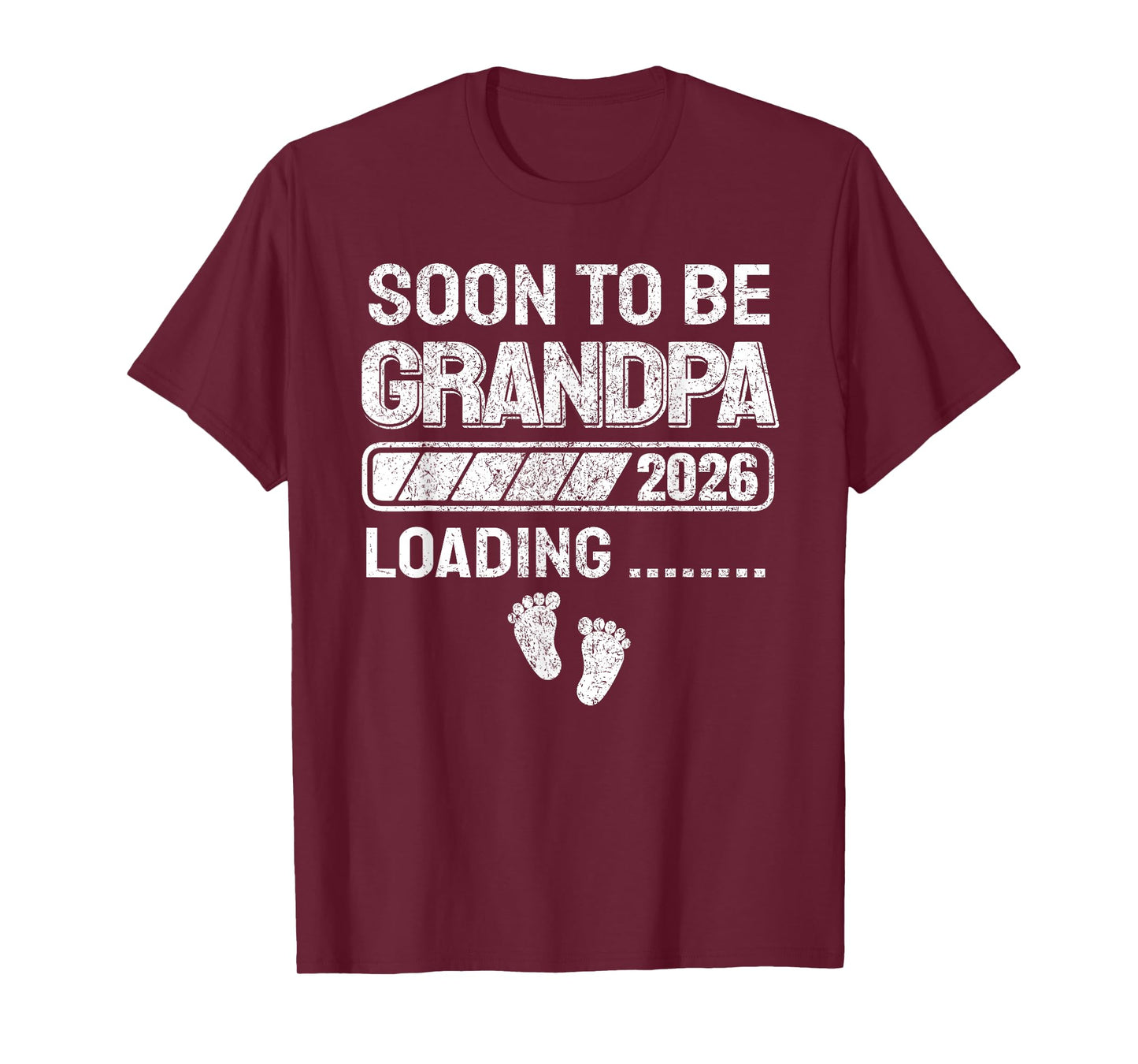 Promoted to Grandpa 2026 Soon to Be Grandpa Loading 2026 T-Shirt