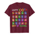 Happy 100th Day of School for Teacher Kids 100 Days Smarter T-Shirt