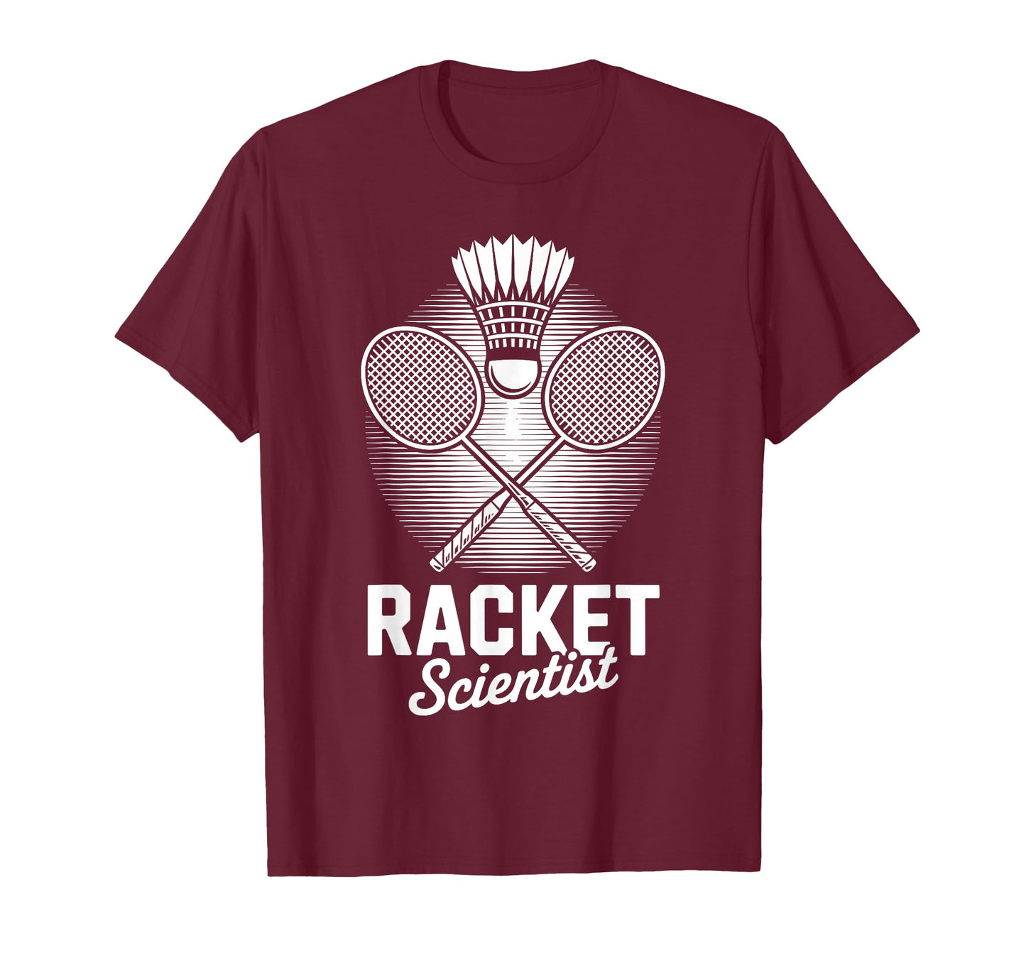 Cool Badminton Art for Men Women Badminton Lover Badminton T-Shirt