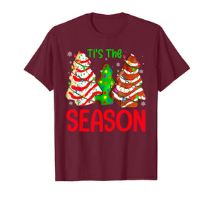 Tis The Season Design Christmas Tree Cakes Debbie T-Shirt