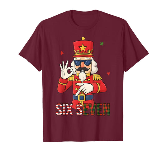 Nutcracker 67 Six Seven Christmas Meme Humor Men Women T-Shirt