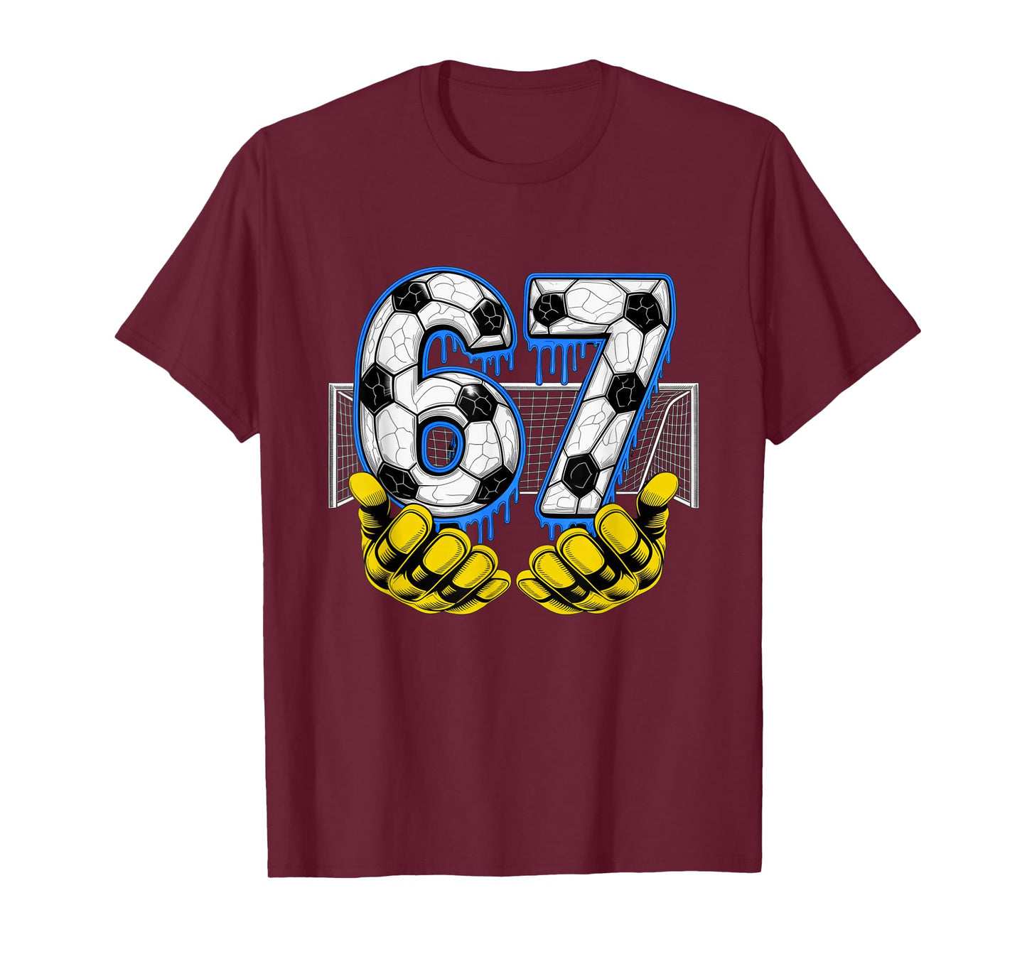 Soccer Six Seven 67 Funny Gen Alpha Meme T-Shirt