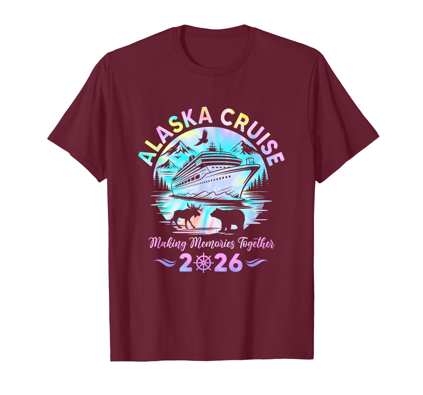 Alaska Cruise 2026 Matching Family Friends Group Adventure T-Shirt
