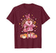 Thanksgiving Turkey Pink Retro Fall Fashion Queen T-Shirt