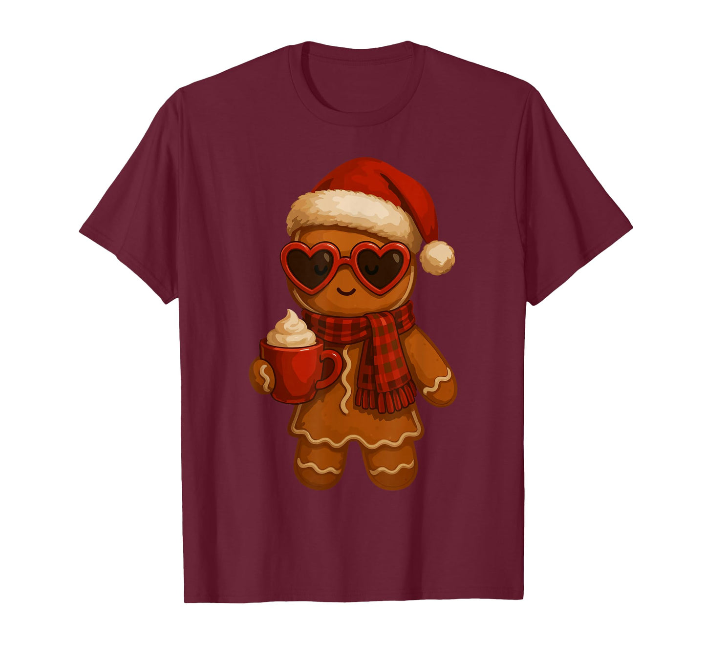Gingerbread Christmas for Women Girls Funny Xmas T-Shirt