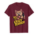 Cartoon Pet Dog Breed I'm with The Crazy Australian Terrier T-Shirt