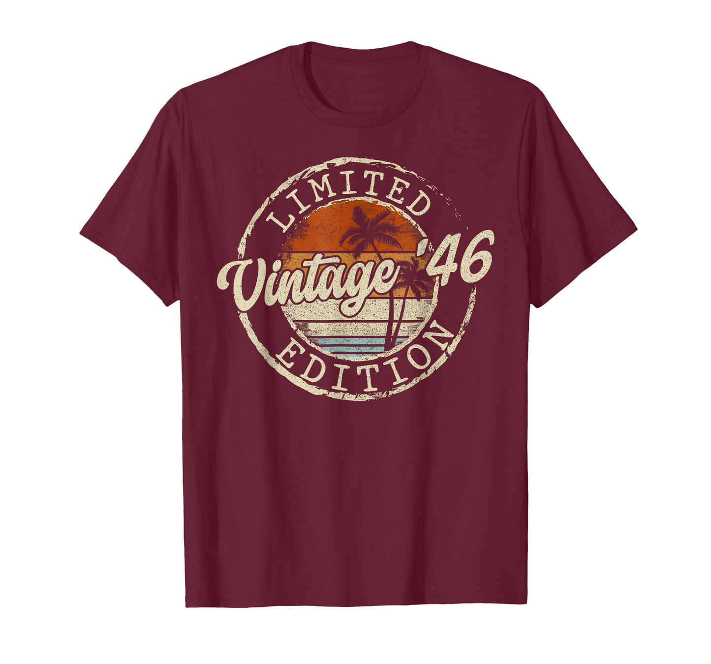 80th Birthday Vintage 1946 Limited Edition 80 Year Old Men T-Shirt