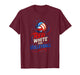 Red White and Volleyball - American 4th July Player T-Shirt