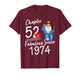 Chapter 52 Fabulous Since 1974 Birthday Girl Afro Queen T-Shirt
