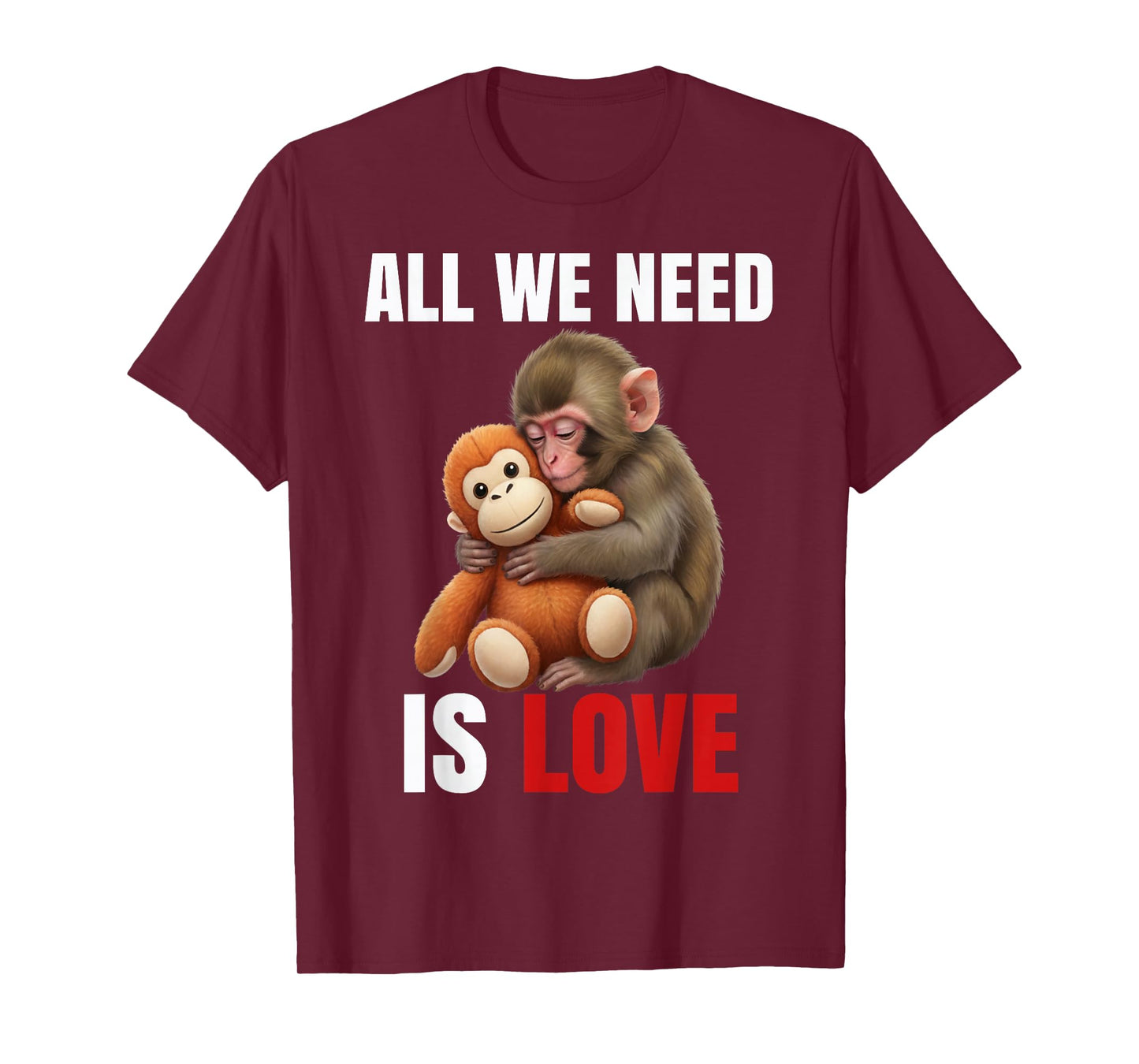 Baby Monkey Punch All We Need is Love T-Shirt