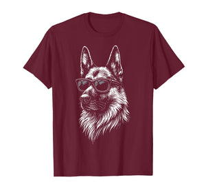German Shepherd Sunglasses T-Shirt