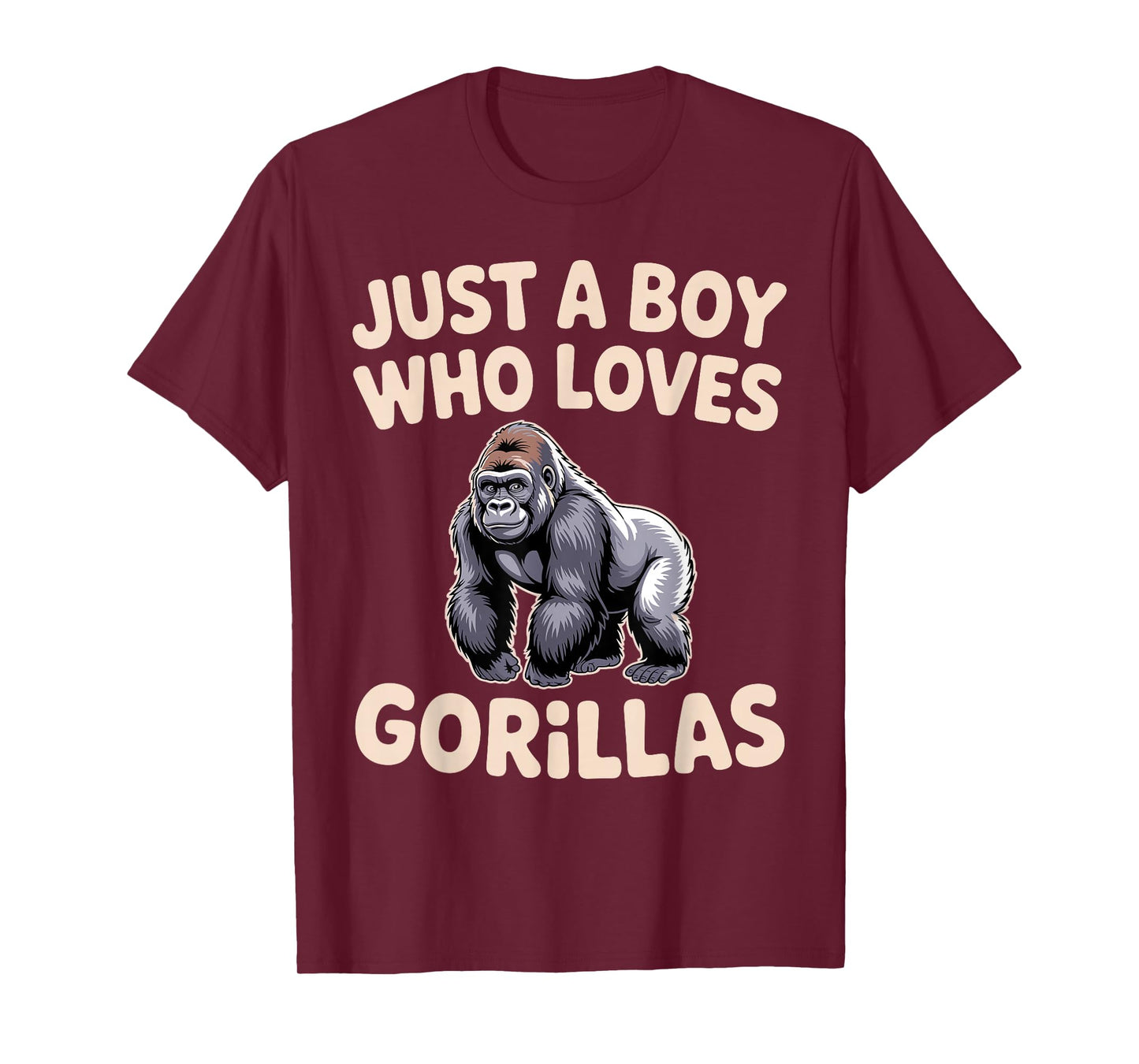 Cool Gorilla Design for Boys Men Kids Primate Gorilla Lover T-Shirt