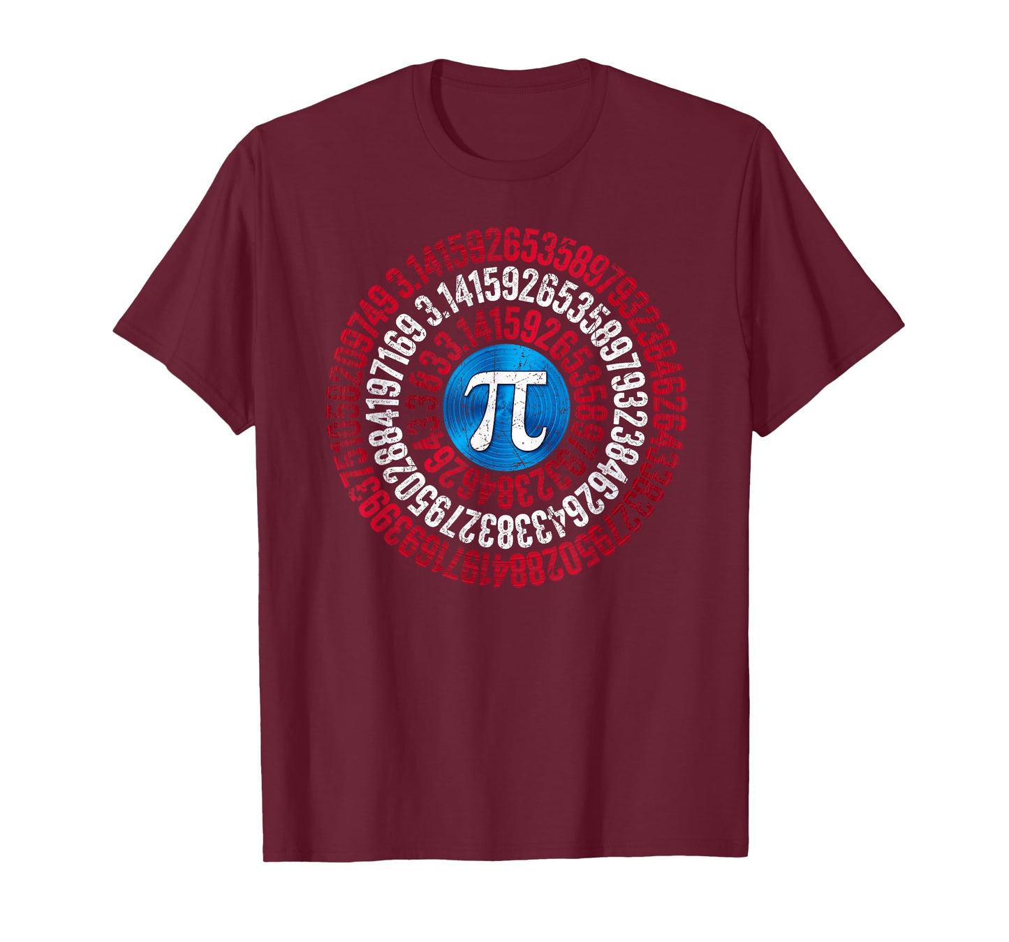 Pi Digits Circle Pi Day 3.14 Math Nerd Men Women Kids T-Shirt
