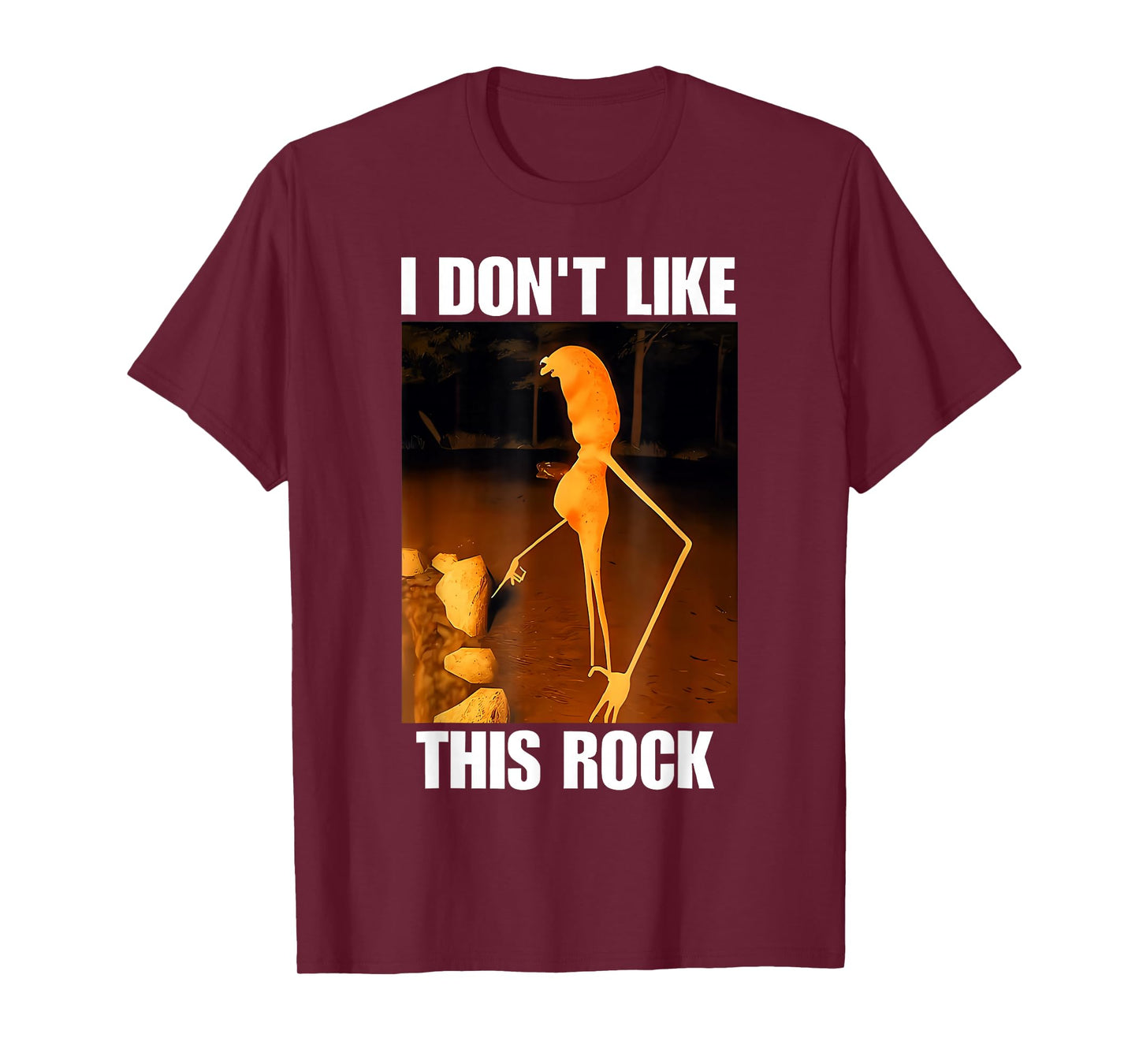 I Don't Like This Rock Marcus The Worm Robert Meme T-Shirt