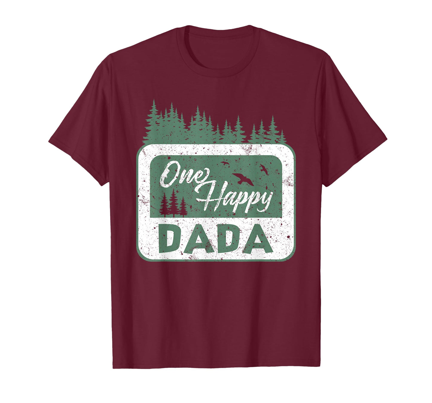 One Happy Dada Camper 1St Birthday Camping Bear T-Shirt