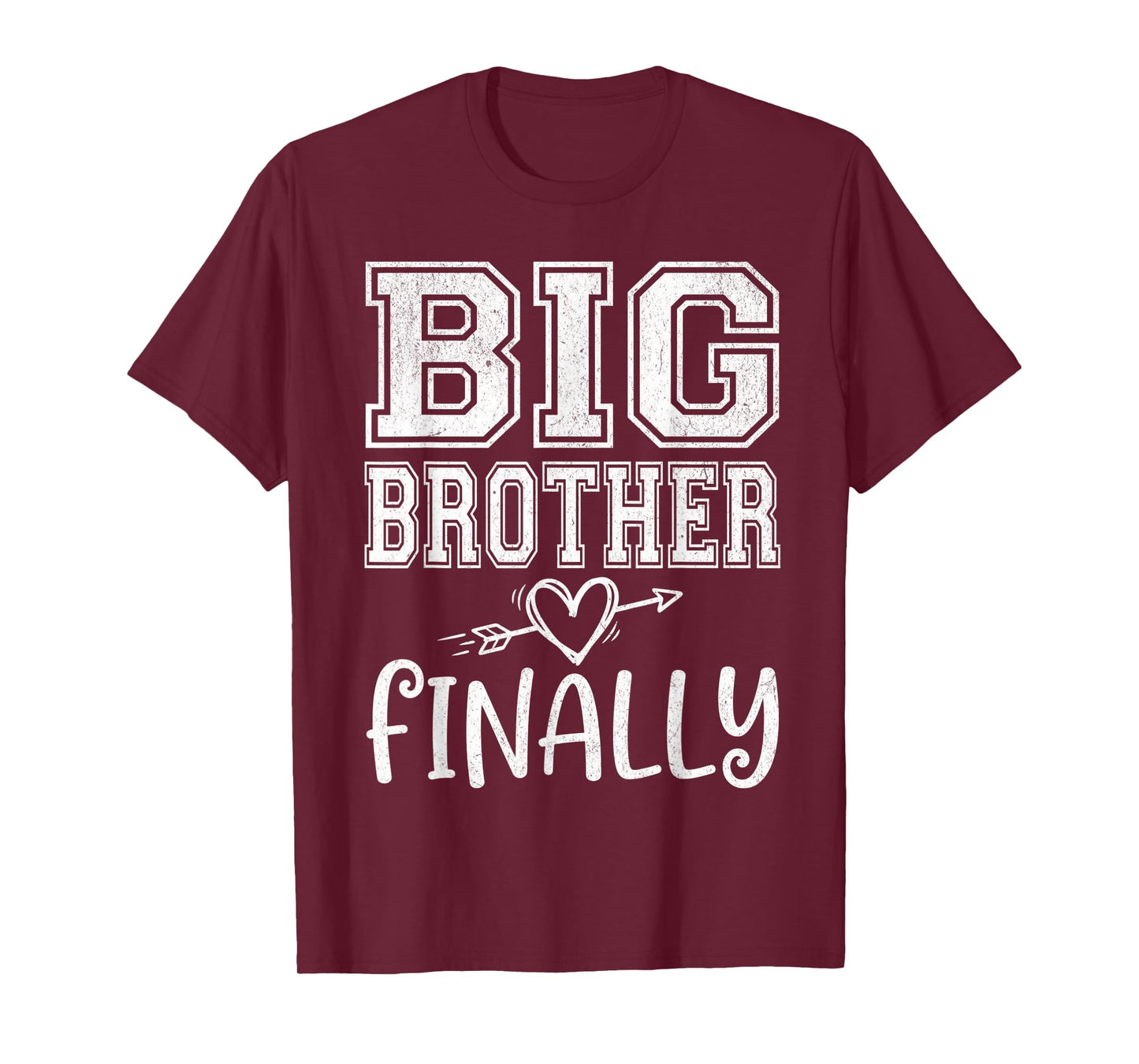 Funny Big Brother Finally for Boys Kids Toddler Big Bro T-Shirt