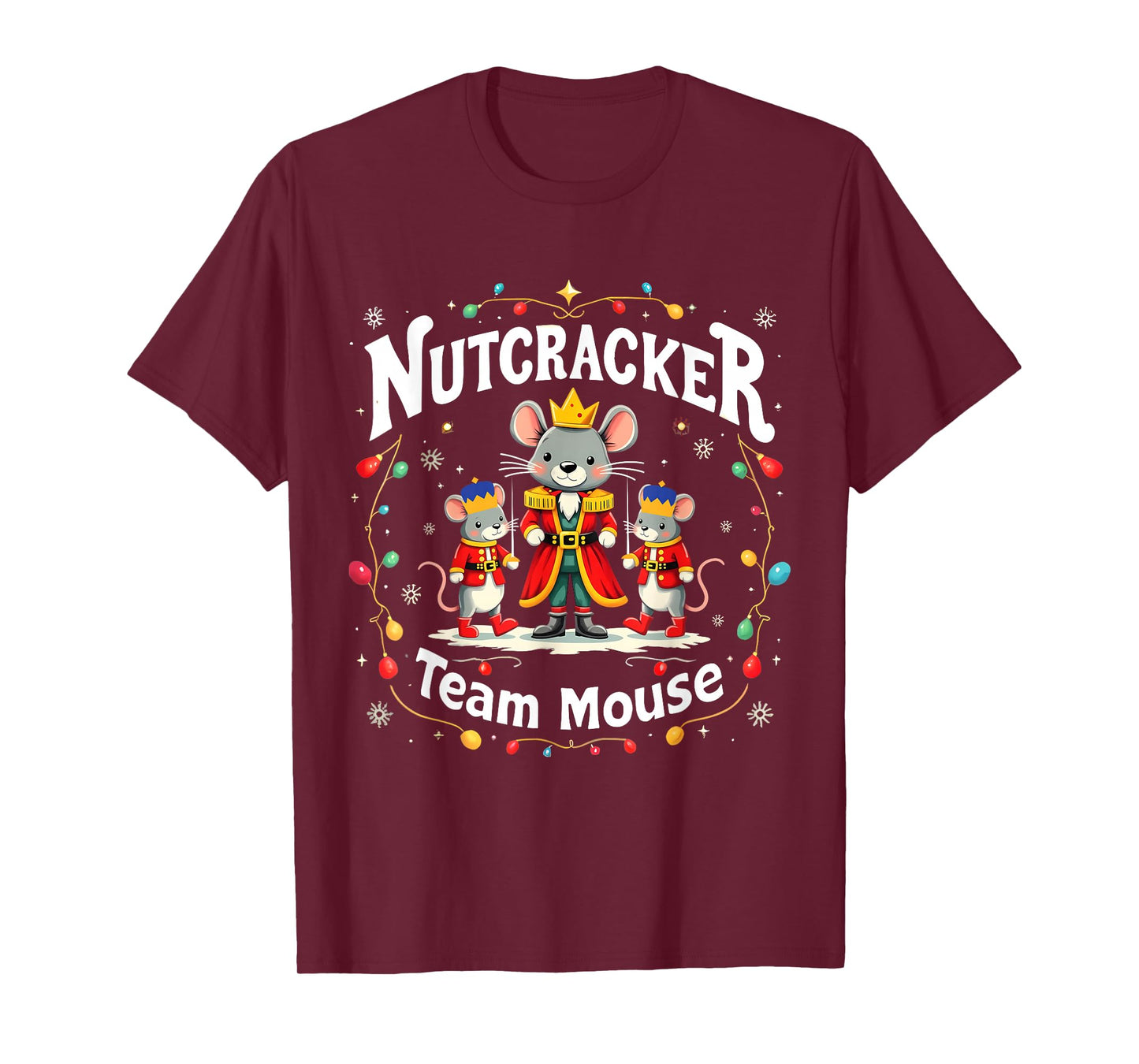 Christmas Nutcracker Team Mouse Funny Soldier Xmas Pajamas T-Shirt