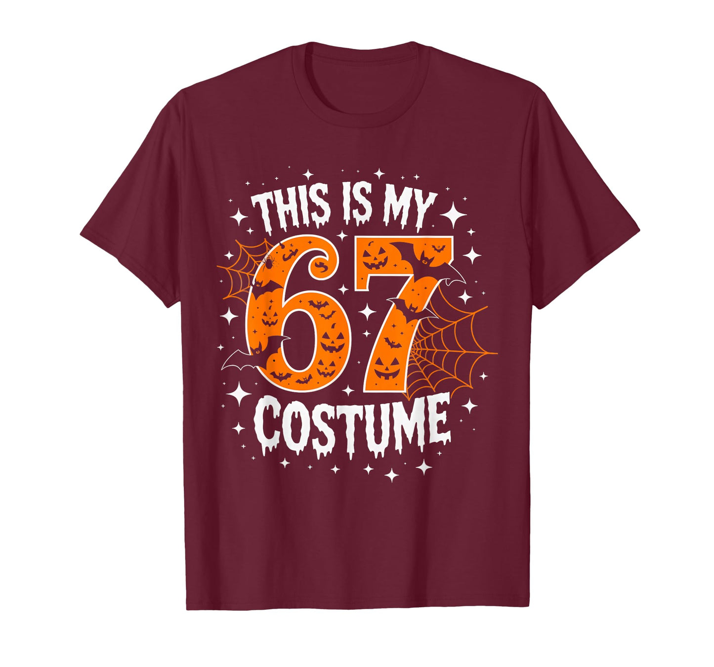This is My Halloween 67 Costume Number 6 7 Meme T-Shirt
